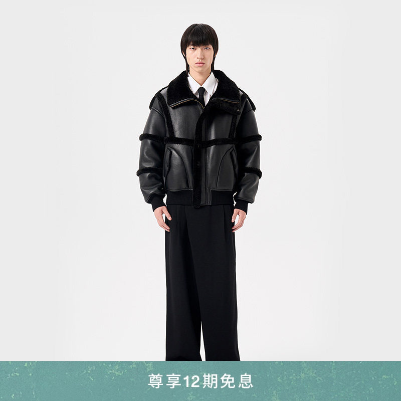 【12期免息】明星同款FengChenWang25秋冬双面两穿夹克男女款外套,男装,夹克,淘宝优惠券,粉丝福利购,淘宝优惠卷