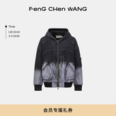 25秋冬渐变牛仔拉链夹克男女同款 FengChenWang 外套