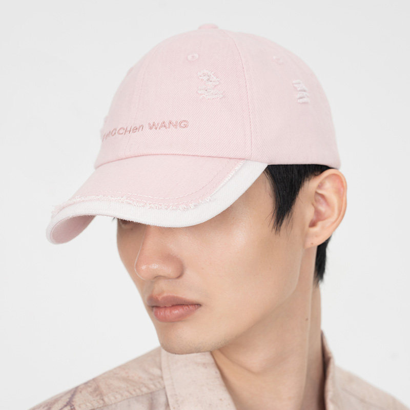 【礼物甄选】FengChenWang26春夏新品牛仔拼接刺绣棒球帽男女同款