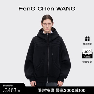 拉链城市廓形落肩男士 帽衫 男女同款 FengChenWang