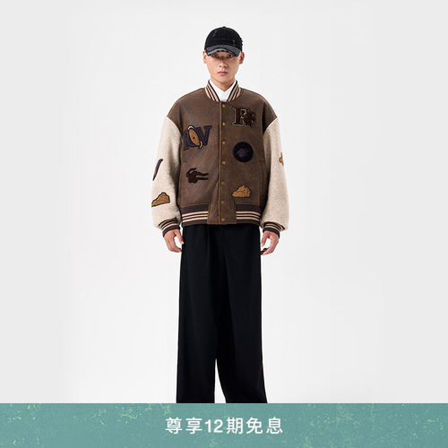 FengChenWang徽章图案夹克