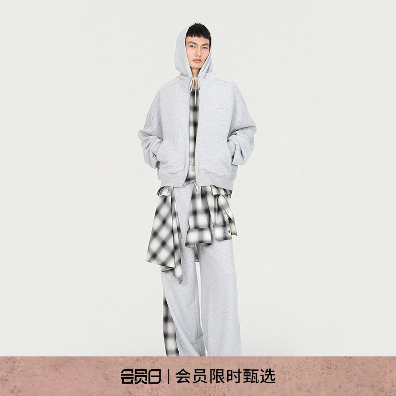 【热销榜单】明星同款FengChenWang26春夏拉链帽衫男女款运动卫衣