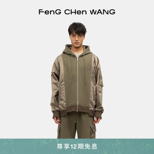 25秋冬解构拼接拉链连帽卫衣男女同款 FengChenWang