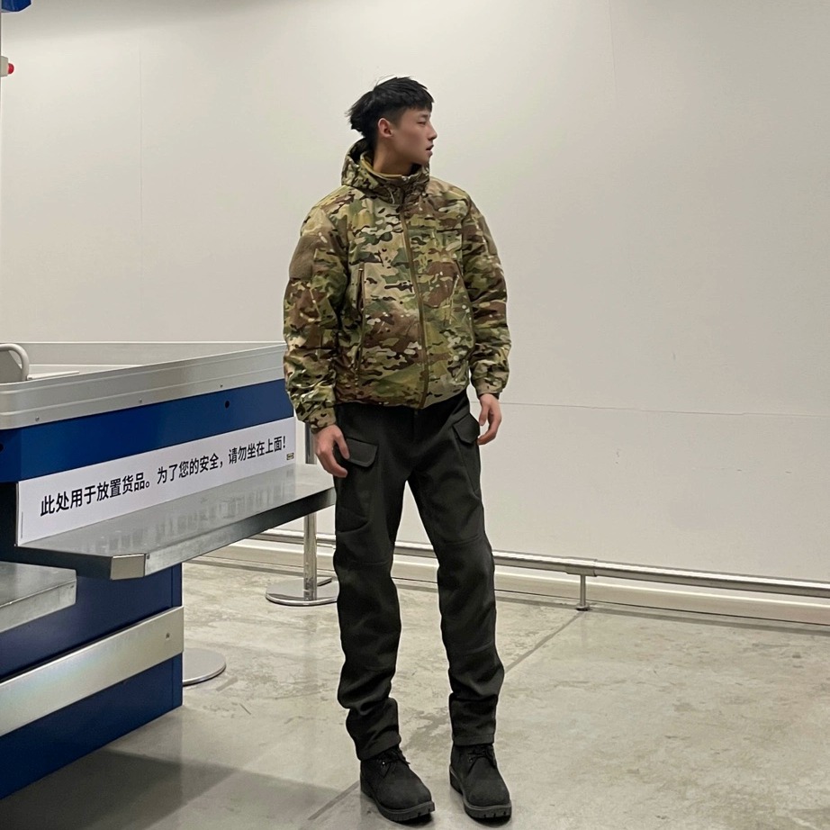 ZTKG美式军鸟风秋冬棉服户外防水冲锋防寒服通勤迷彩棉衣