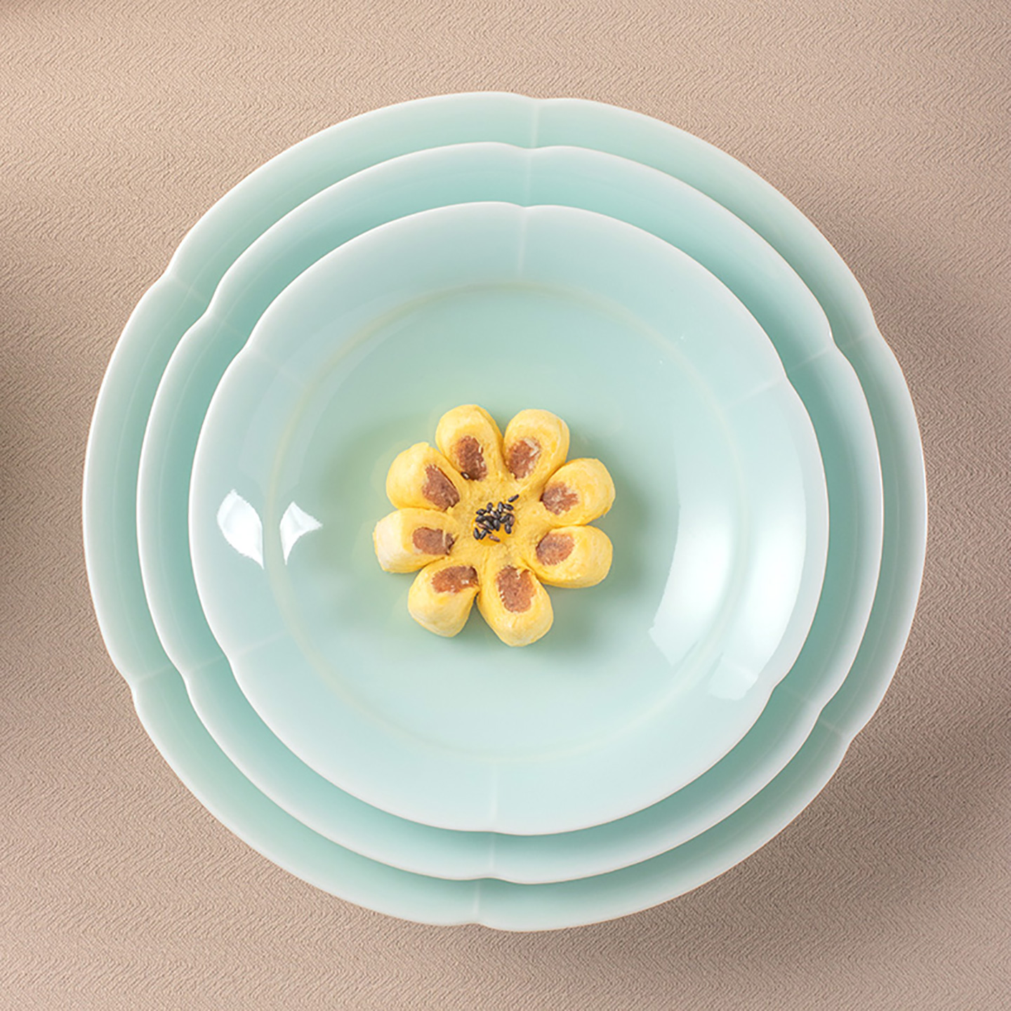 龙泉西冲青瓷高颜值宋式深盘