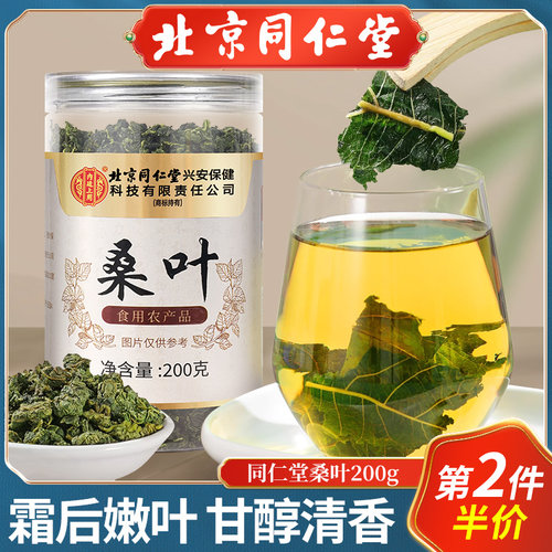 北京同仁堂霜打霜后桑叶茶200g
