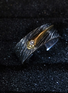 原创手工925银《系列送男友戒指