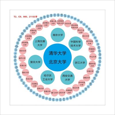 高考大学分布图全国双一