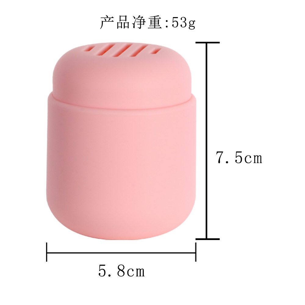 亚马逊新款美妆蛋硅胶收纳袋便携盒防尘透气海绵气垫粉扑收纳包