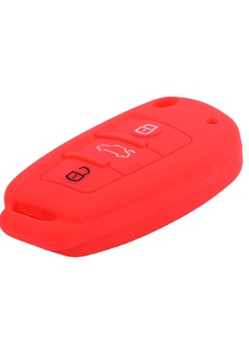 适用奥迪A6L折叠3键钥匙套A4L遥控器匙包A1A2A3Q2LQ3Q5LQ7L硅胶套