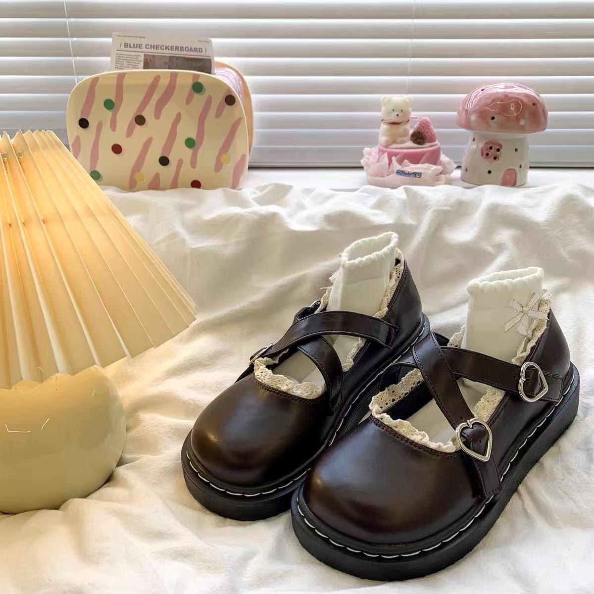 学生日系浅口玛丽珍女鞋2025春季新款可爱软妹小皮鞋女jk制服鞋子