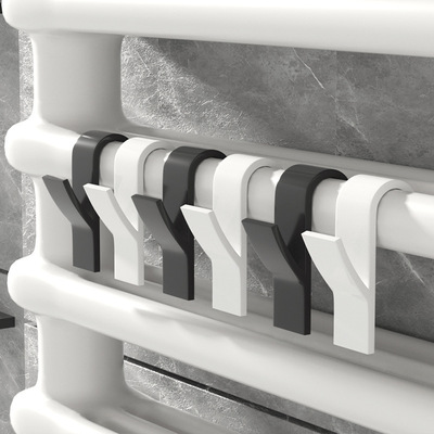 家用暖气片晾衣架毛巾挂钩衣帽钩卫生间暖气片通用型浴室门后挂钩