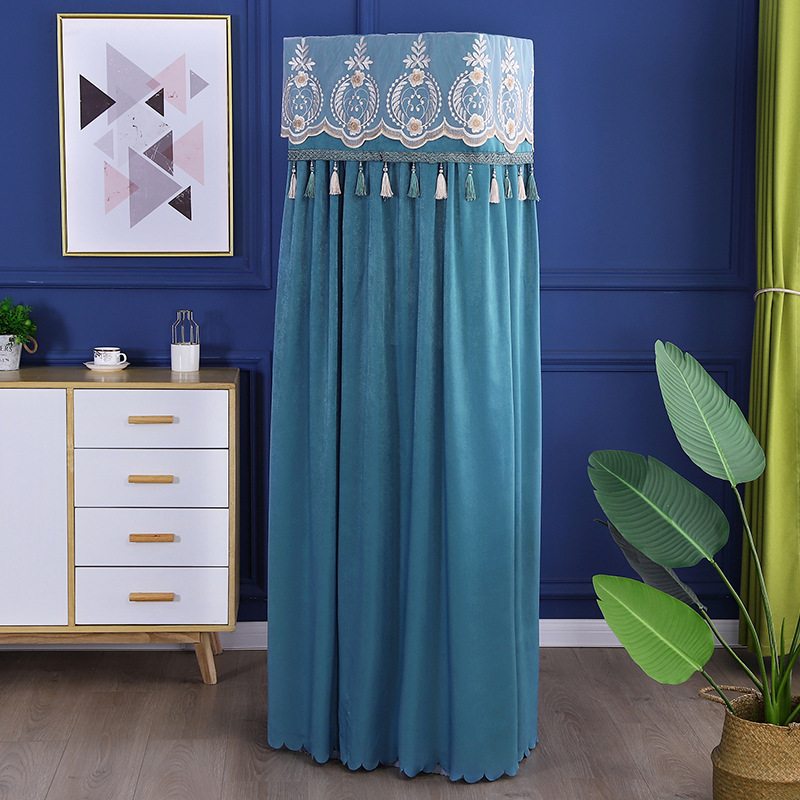 新款北欧格力空调罩柜机立式空调罩3P2P开机不取柜式空调套防尘罩