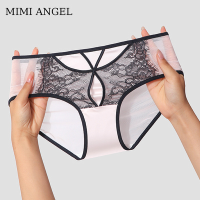 MimiAngel蕾丝轻薄透气三角裤