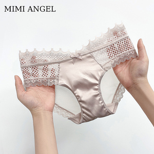 Mimi Angel蕾丝内裤女新款2022时尚旗舰店正品高颜值性感情调裤头