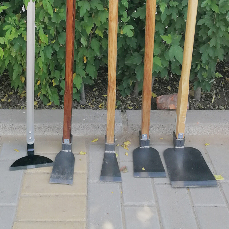 农用种菜长柄宽窄锄头开垦翻土挖地两用锄除草四齿耙园艺工具家用