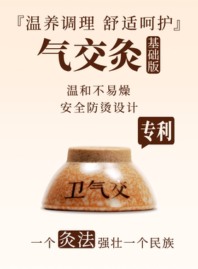 气交灸艾灸成人基础版家用陶瓷灸具肚脐灸养生健康灸碗套装
