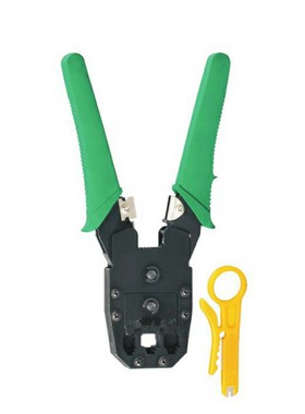 信霆 WJ-315 4P/6P/8P 三用网线钳水晶头压线钳（单位：把）绿色