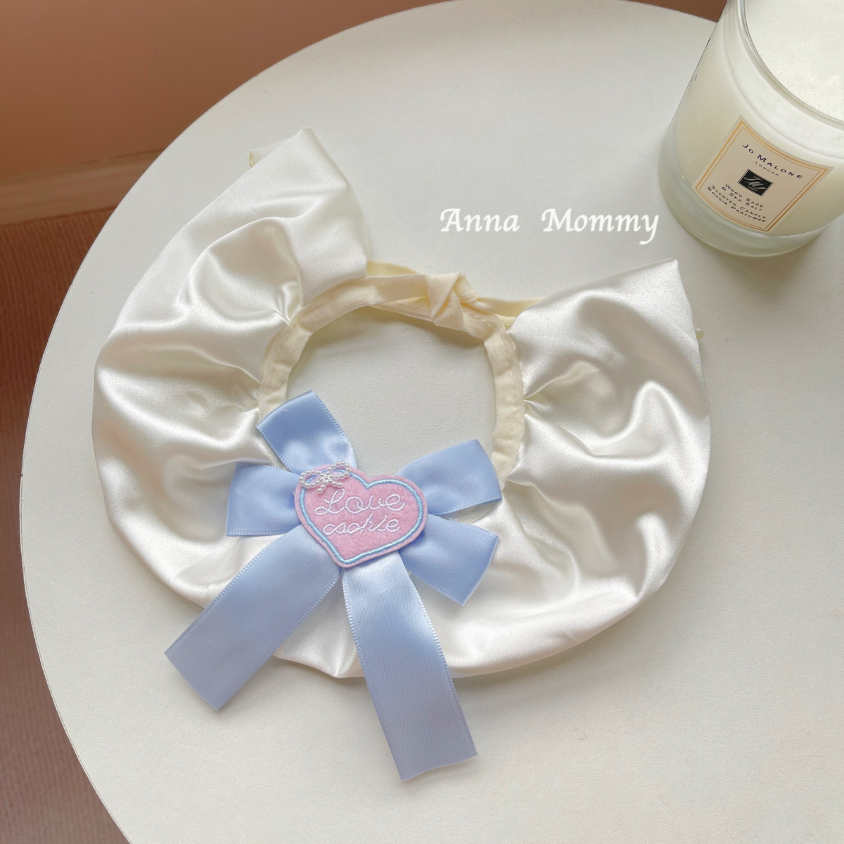 可爱ins猫咪围脖小猫口水巾项圈围兜宠物围巾脖圈小狗狗饭兜领结