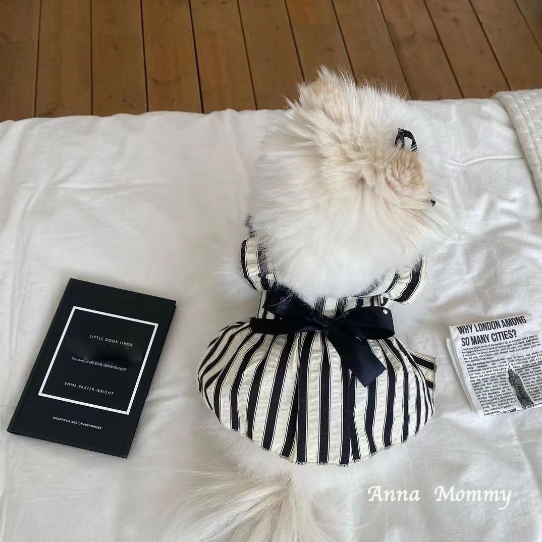 夏天宠物狗狗衣服夏季薄款泰迪比熊博美约克夏小型犬猫咪公主裙子图片