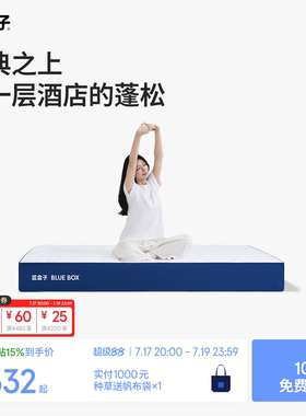 蓝盒子 Z+床垫记忆棉独立袋装弹簧床垫出乎款单双人卧室席梦思