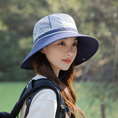 轻薄透气女士夏季 遮阳帽防晒男防紫外线户外登山太阳帽露营渔夫帽