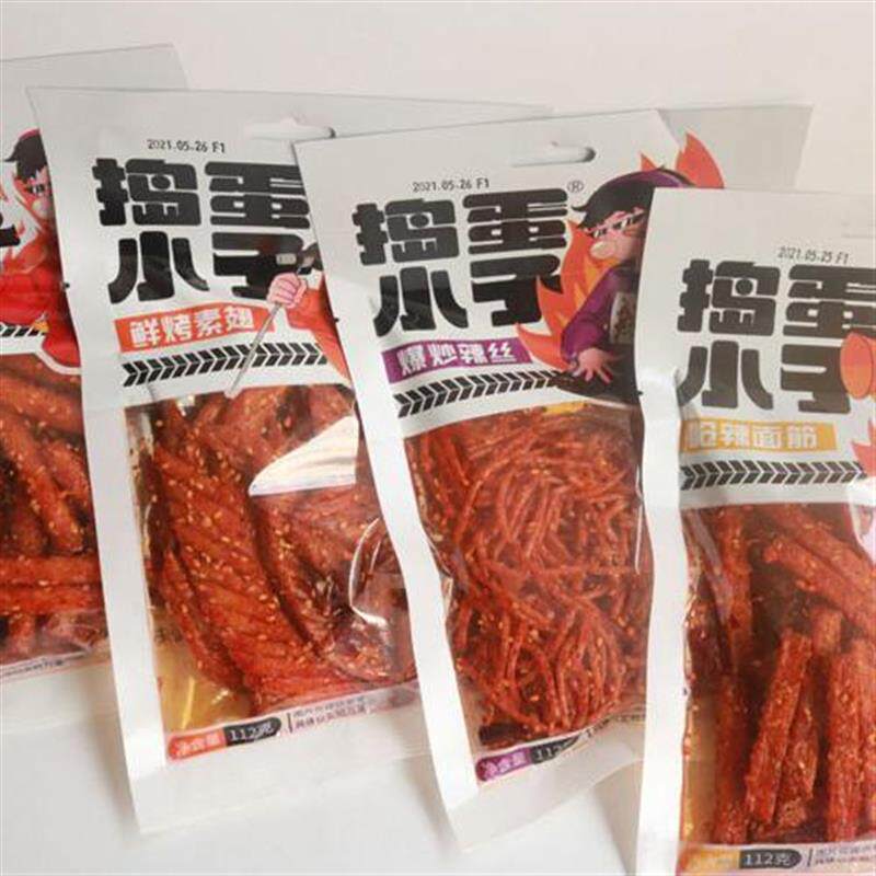 捣蛋小子芝麻辣条辣丝102g网红8090后儿时辣片休闲麻辣零食小吃