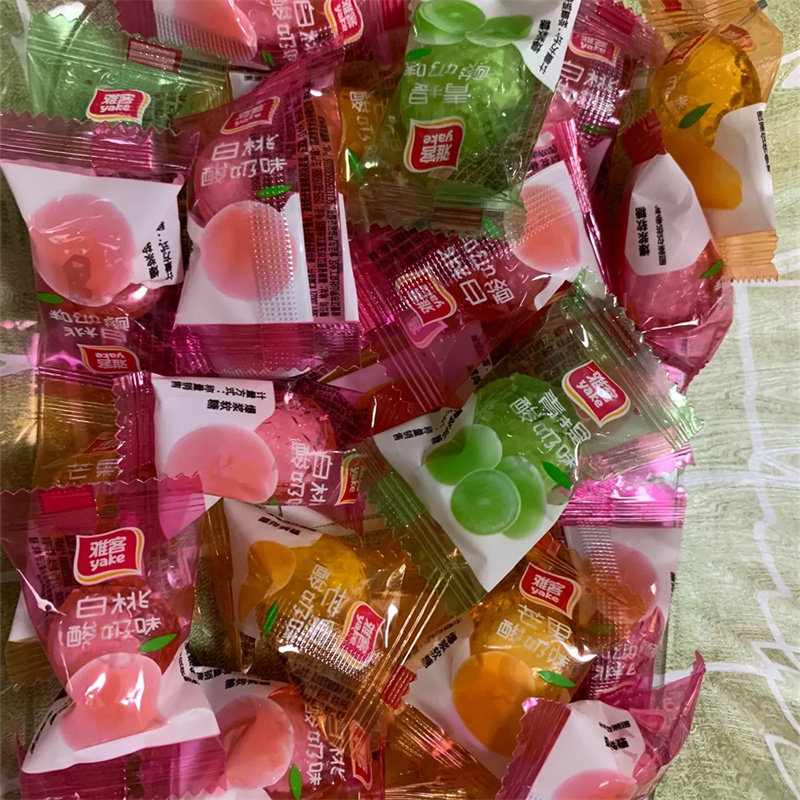 爆浆软糖多种水果口味网红