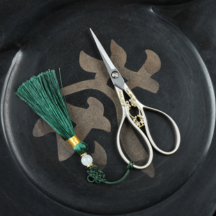 小泉官方正品钛金茶剪创意复古家用普洱茶剪刀茶叶包泡茶袋剪