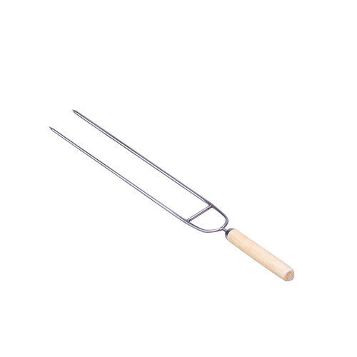 烧烤签子不锈钢木柄烤肉鸡翅叉加厚加粗木柄户外野营露营烧烤工具