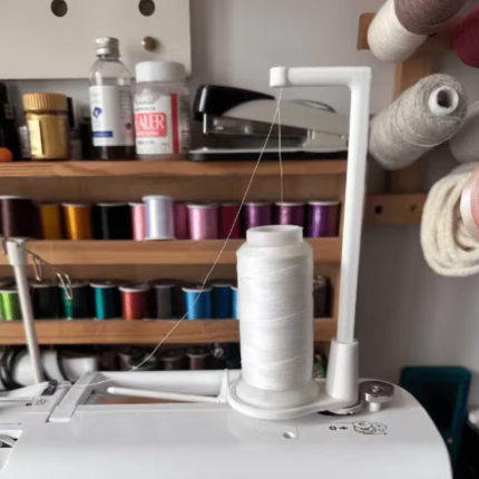 跨境3d打印家用缝纫机线架可拆卸配件放线锁边机缝纫机机顶线轴