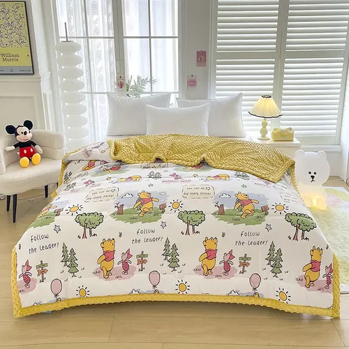 秋冬针织3D绒豆豆加厚机洗被