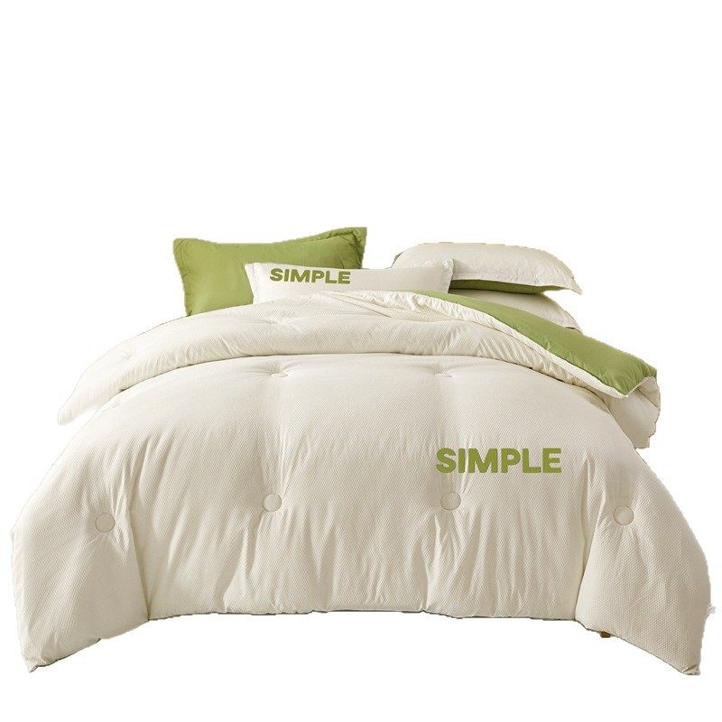 2026新款泡泡纱双拼烫画大豆纤维春秋被冬被学生宿舍春秋被四季被,床上用品,化纤被,淘宝优惠券,粉丝福利购,淘宝优惠卷