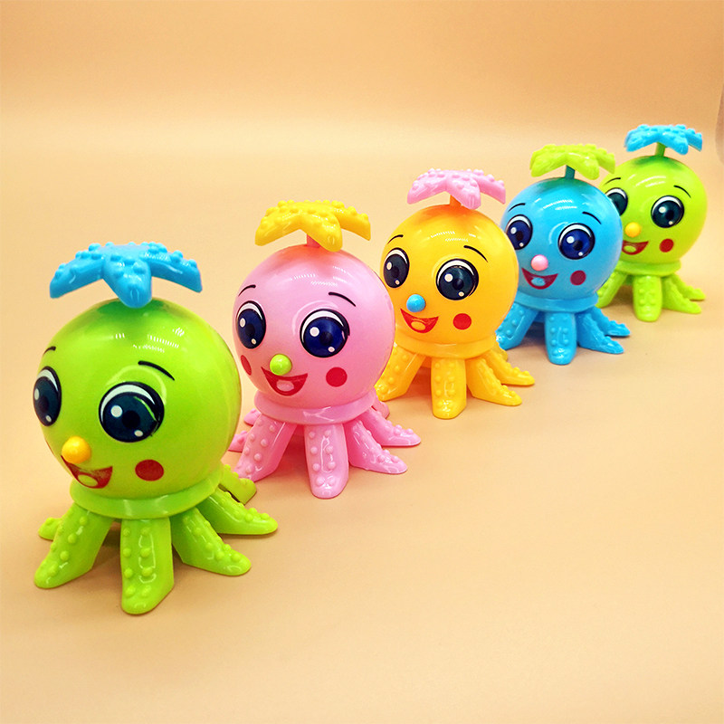 发条玩具八爪小章鱼婴幼儿益智宝宝学爬玩具仿真动物可爱1-4周岁