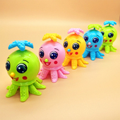 发条玩具八爪小章鱼婴幼儿益智宝宝学爬玩具仿真动物可爱1 4周岁