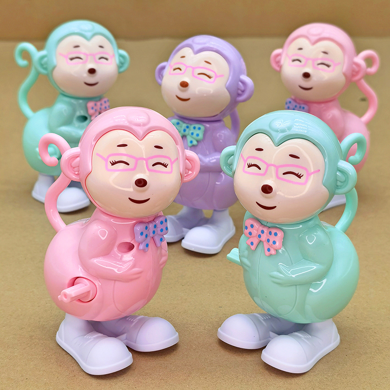 上弦发条玩具跳跳小猴子仿真动物