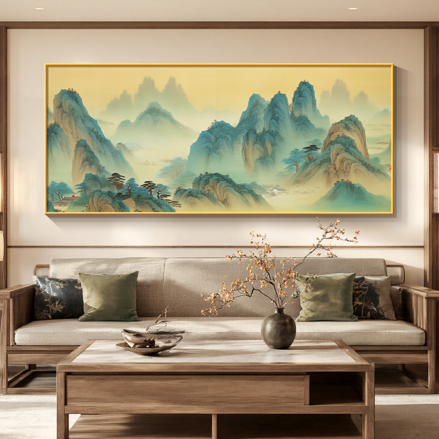 【热销款】背有靠山新中式装饰画