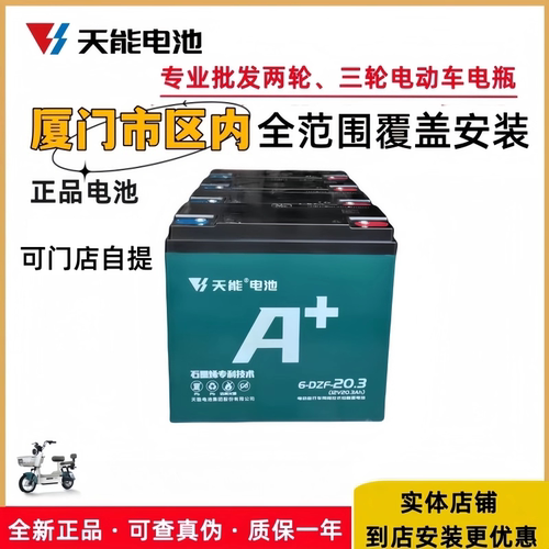 天能电动车三轮车铅酸电池