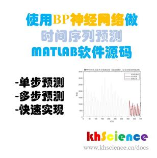 【时间序列】BP神经网络进行时间序列预测MATLAB源码 单步+多步