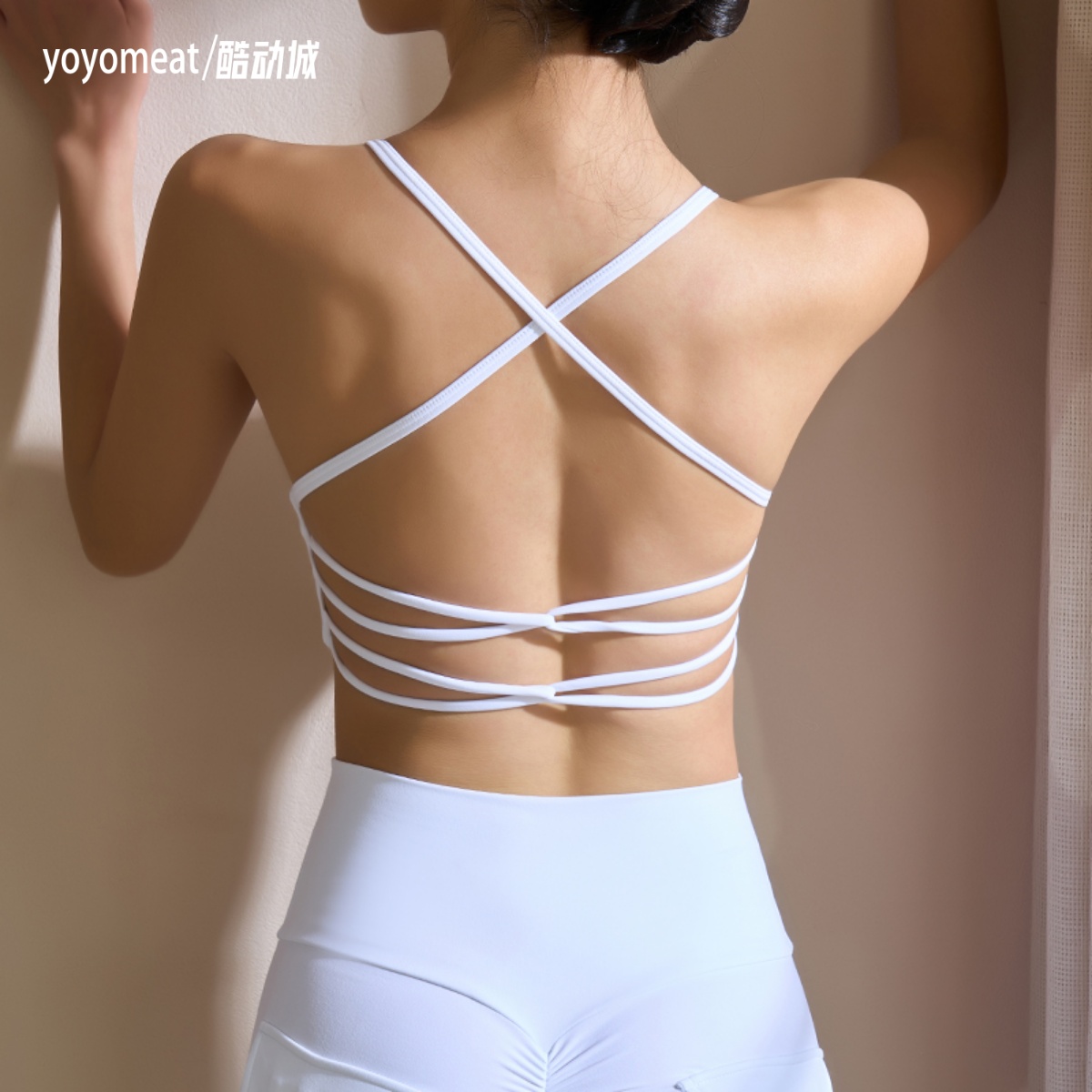 柚柚yoyomeat细带美背普拉提背心