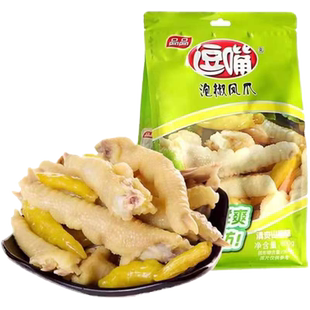 品品逗嘴泡椒凤爪商超同款鸡爪600g独立小包装休闲办公零食品小吃