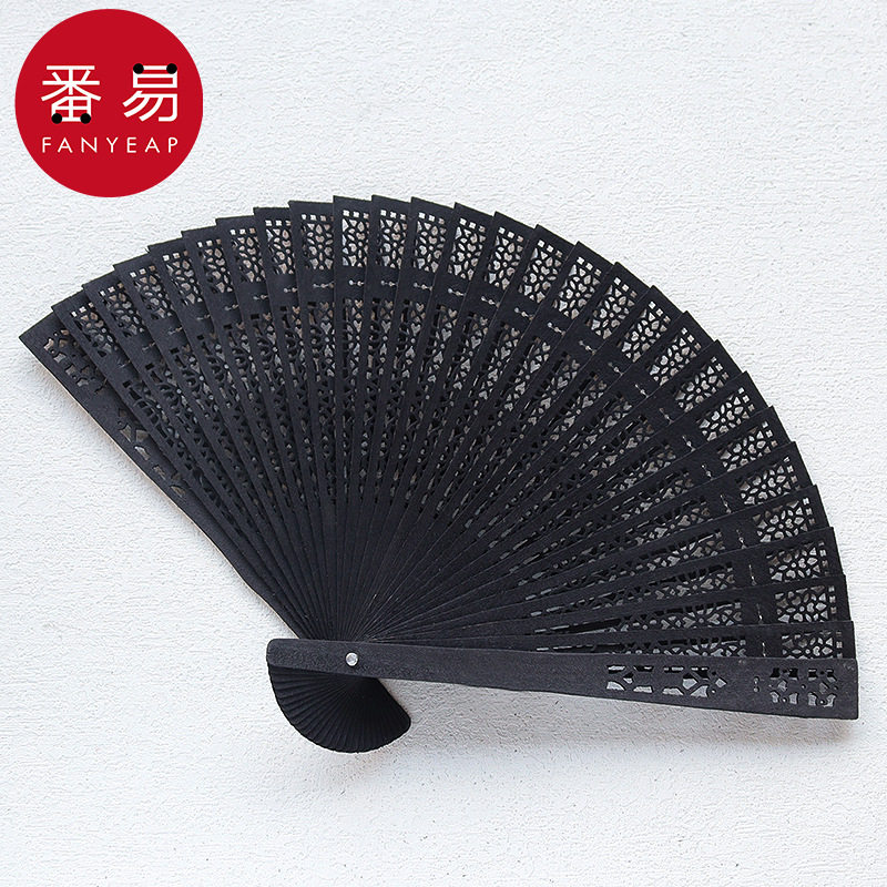 折扇AA1sq801-夏天折扇随身扇子中国古风汉服拍照旗袍广场