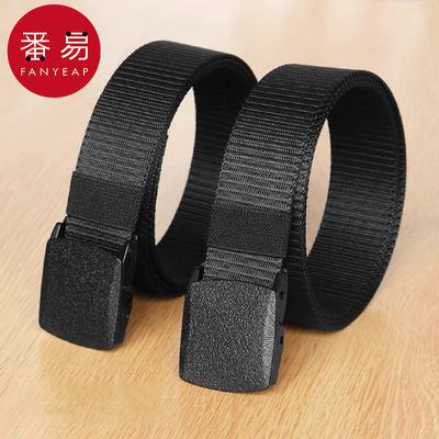 腰带AA1s751-裤子腰带男女牛仔裤尼龙裤休闲自动扣腰带年