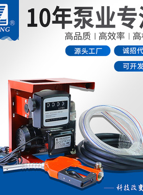 直供12V24V电动计量加油泵 便携式防爆加油泵 ETP计量油泵