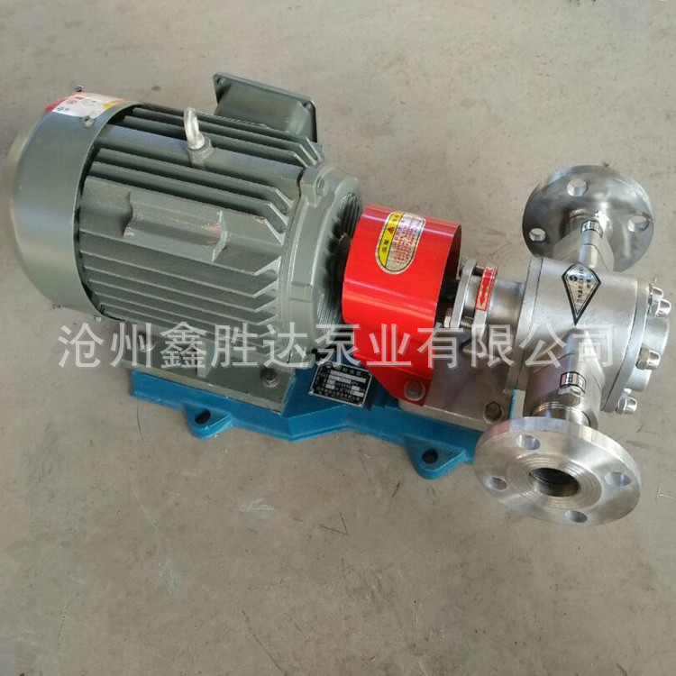 304不锈钢齿轮泵kcb83.3化工齿轮泵 dn40齿轮泵树脂泵