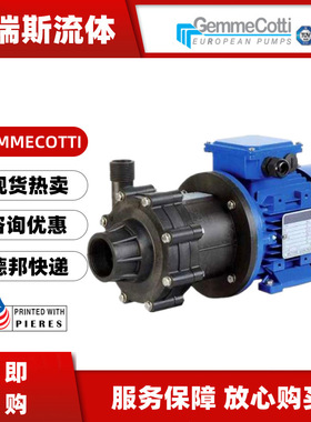 现货GEMMECOTTI磁力泵HTT5000 PP电厂卸酸卸碱HTT5000 PVDF离心泵