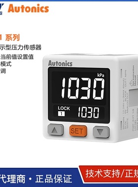 AUTONICS 2段显示压力传感器 PSK1-C01C-R1/8 PSK2-C1CP2-R1/8