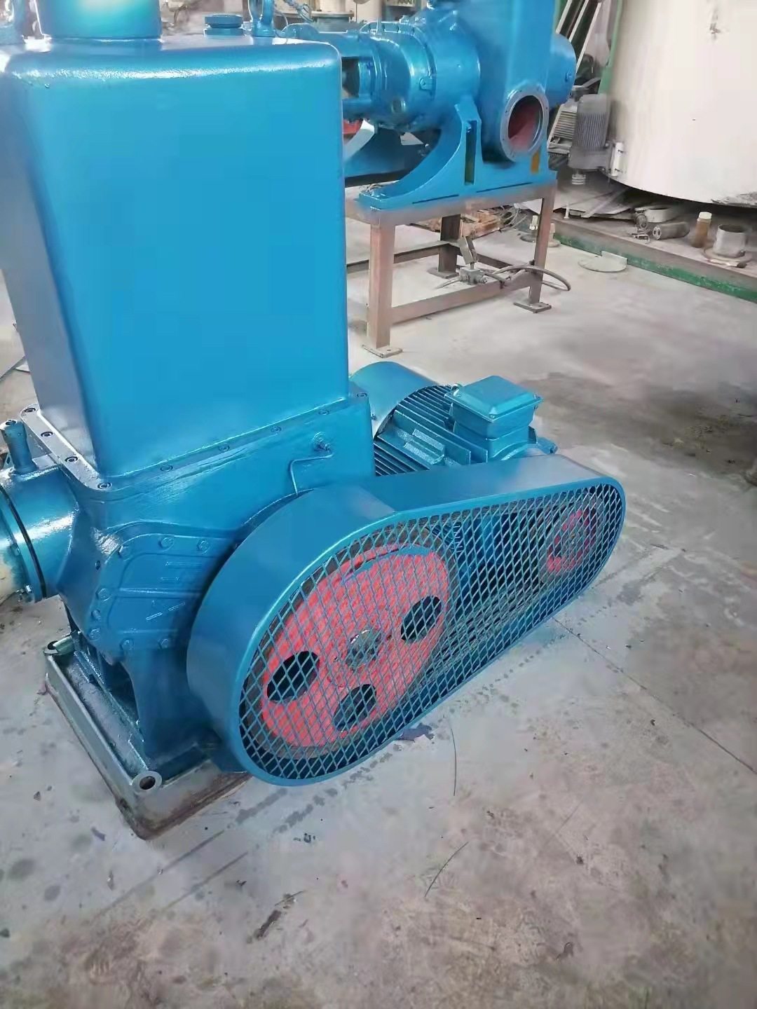 二手真空泵耐磨卧式真空电动抽真空滑阀真空泵h-150滑阀真空泵