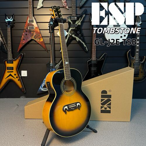ESP LTD GL-J2E (Tombstone)乔治林奇签名款单板电箱民谣木吉他