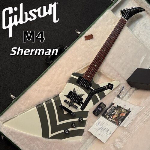 Gibson JasonHook M4 Sherman Explorer谢尔曼签名款战斧电吉他